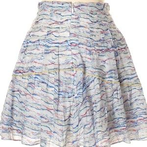 Free People Printed Mini Skirt